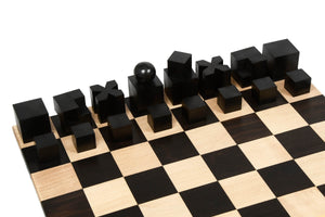 Schachbrett aus Holz <br>Mit Schachfiguren