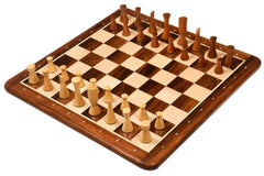 Zeitgenössisches Schachbrett <br>aus Holz