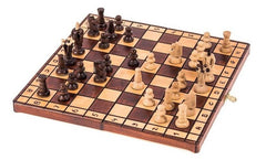 Reiseschachbrett <br>aus Holz