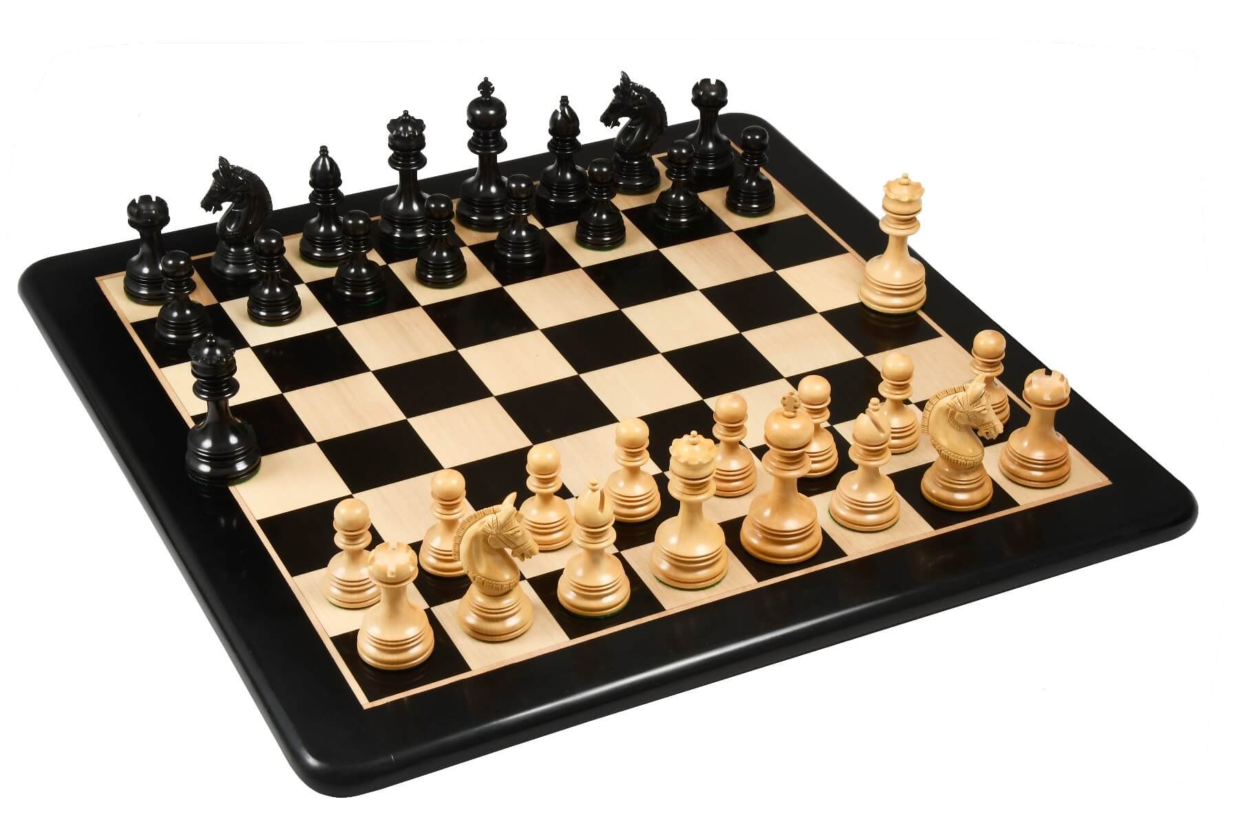 Schachspiel XXL aus Holz edel