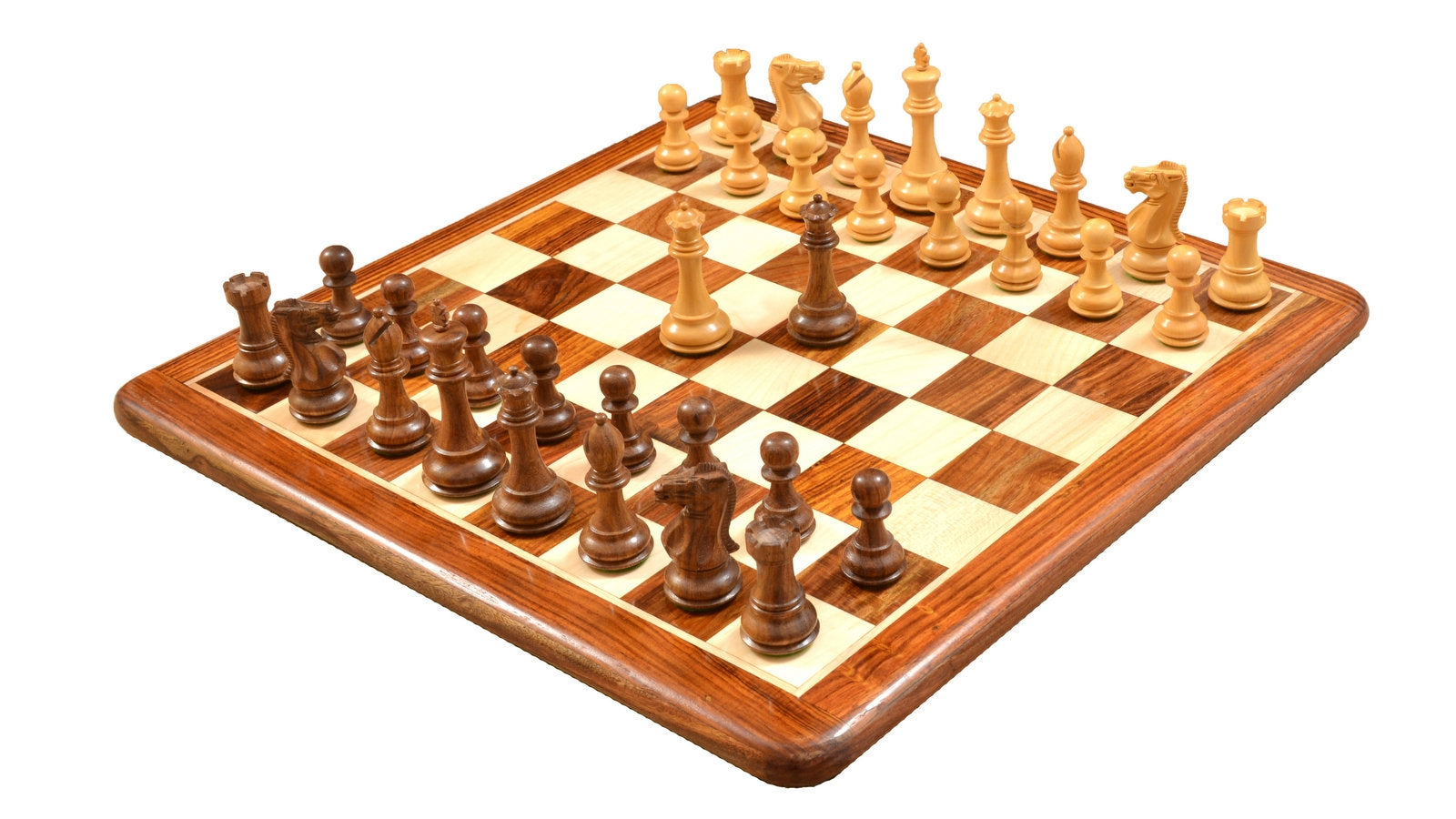 Schachspiel Luxus aus Holz Des Königs Schachbretter