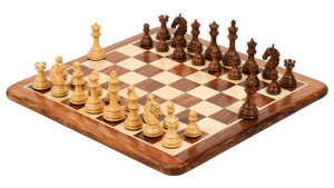 Schachspiel aus holz <br>53x53cm