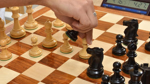 Jeu d'Echecs Ancien Bois Artisanal