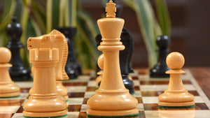 Jeu d'Echecs Ancien Bois Pions Blancs
