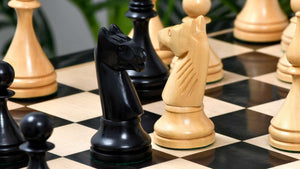 Jeu d'Echecs d"Antiquaire Pions Noirs