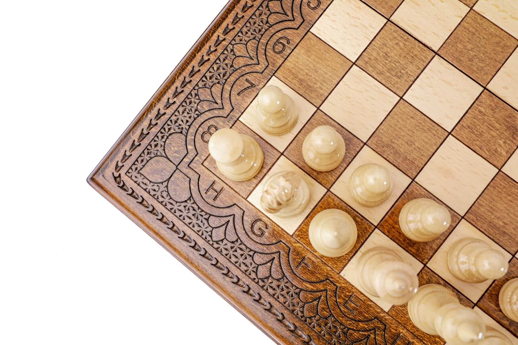 Jeu d'Echecs Classique Pions Blancs