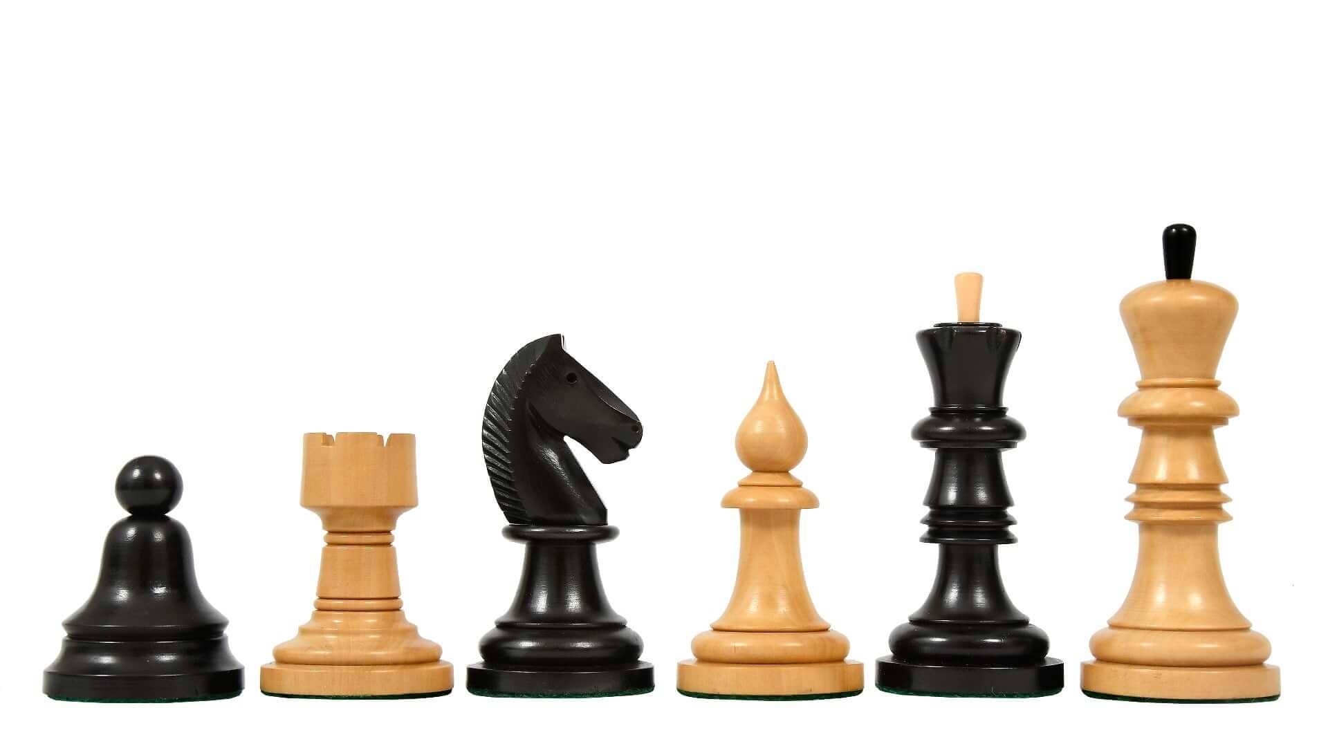 Antike Schachfiguren Holz