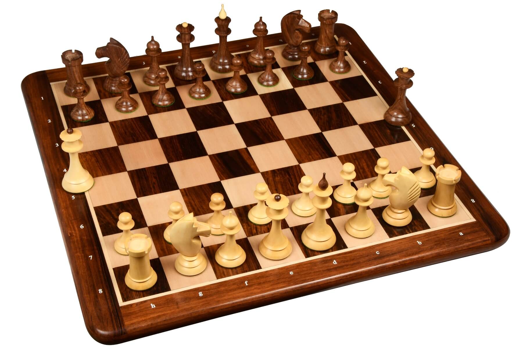 Schachspiel <br>aus Echtholz