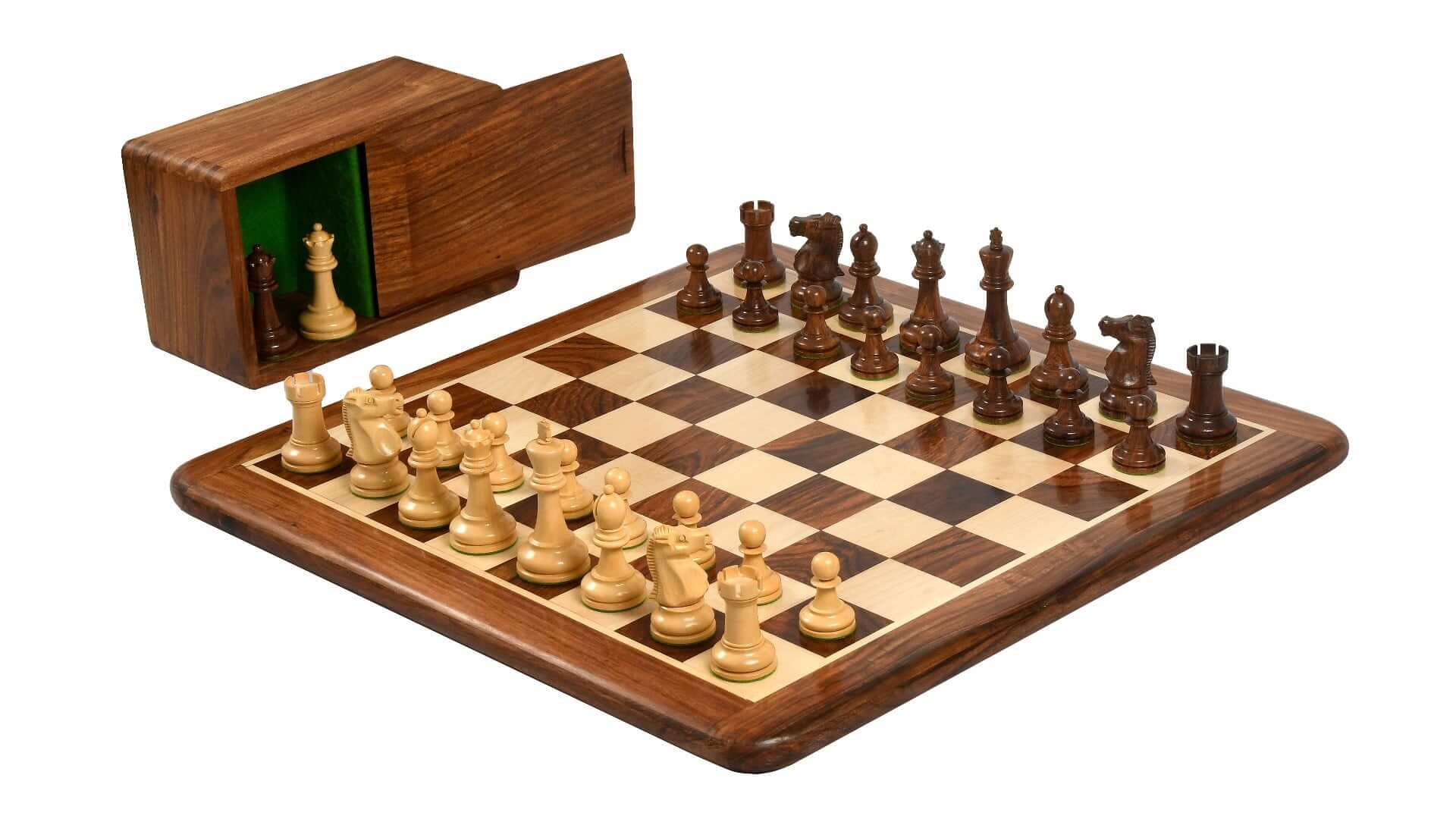 Jeu d'Échecs Grand Format Pions Noirs