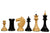 Russische Schachfiguren Design ebenholz