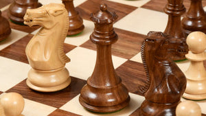 schachfiguren echtholzreiter