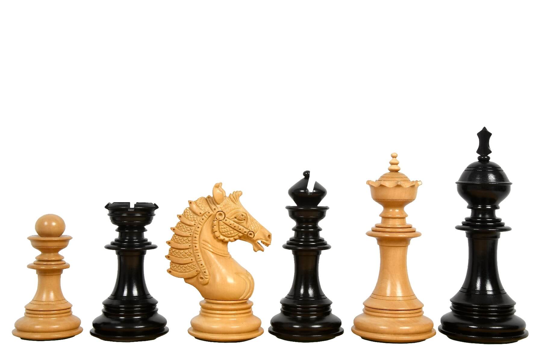 Außergewöhnliche Schachfiguren ebenholz
