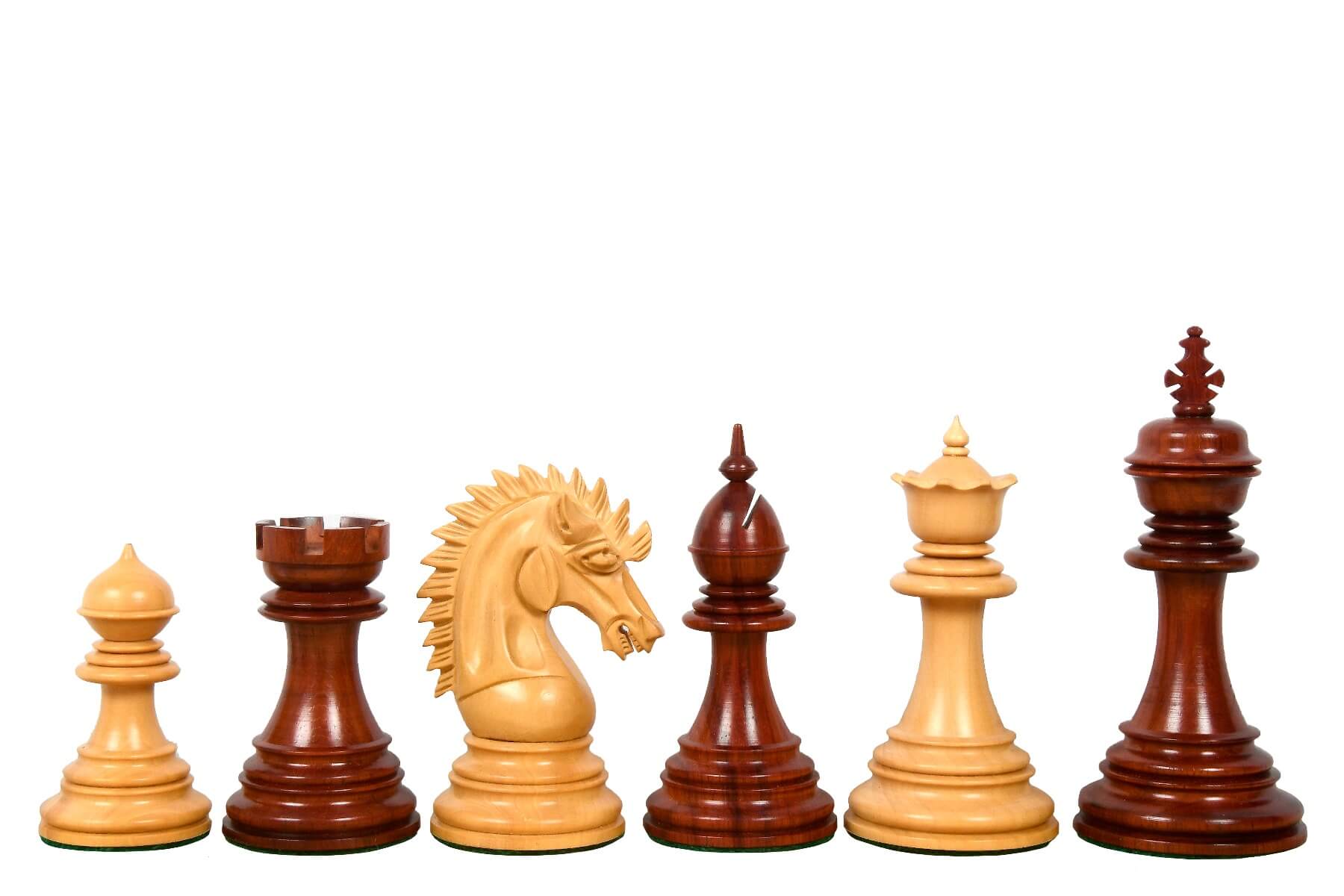 Alte Schachfiguren Holz edel