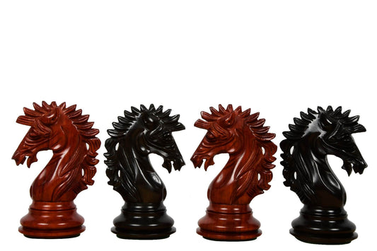 Schachfiguren Rot rozenholz