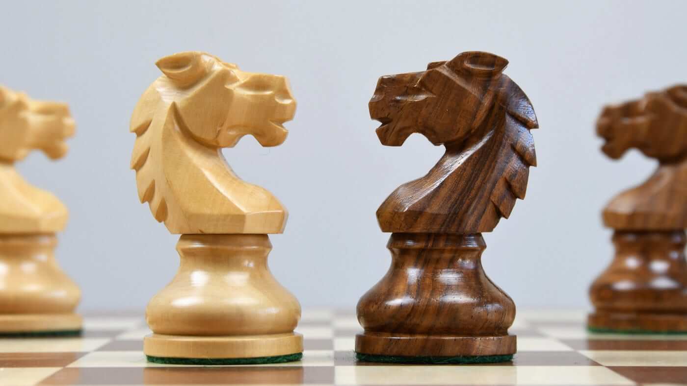 Jeu d'Échecs de Tournoi Cavalier