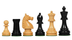Schachfiguren schachbrett <br>aus Ebenholz