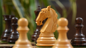Jeu d'Echecs en Bois Premium Ebène