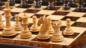 Jeu d'Echecs en Bois Premium Noyer