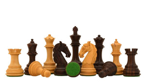 Jeu d'Echecs en Bois Premium Velours