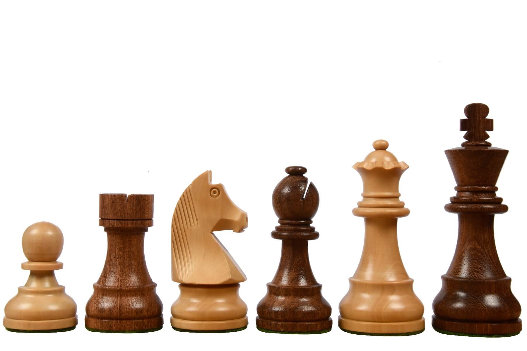 staunton schachfiguren holz stil