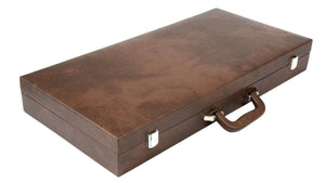 Leder koffer schachspiele