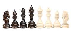 Geschnitzte Schachfiguren <br>aus holz