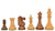 Schachfiguren holz handgeschnitzt ebenholz