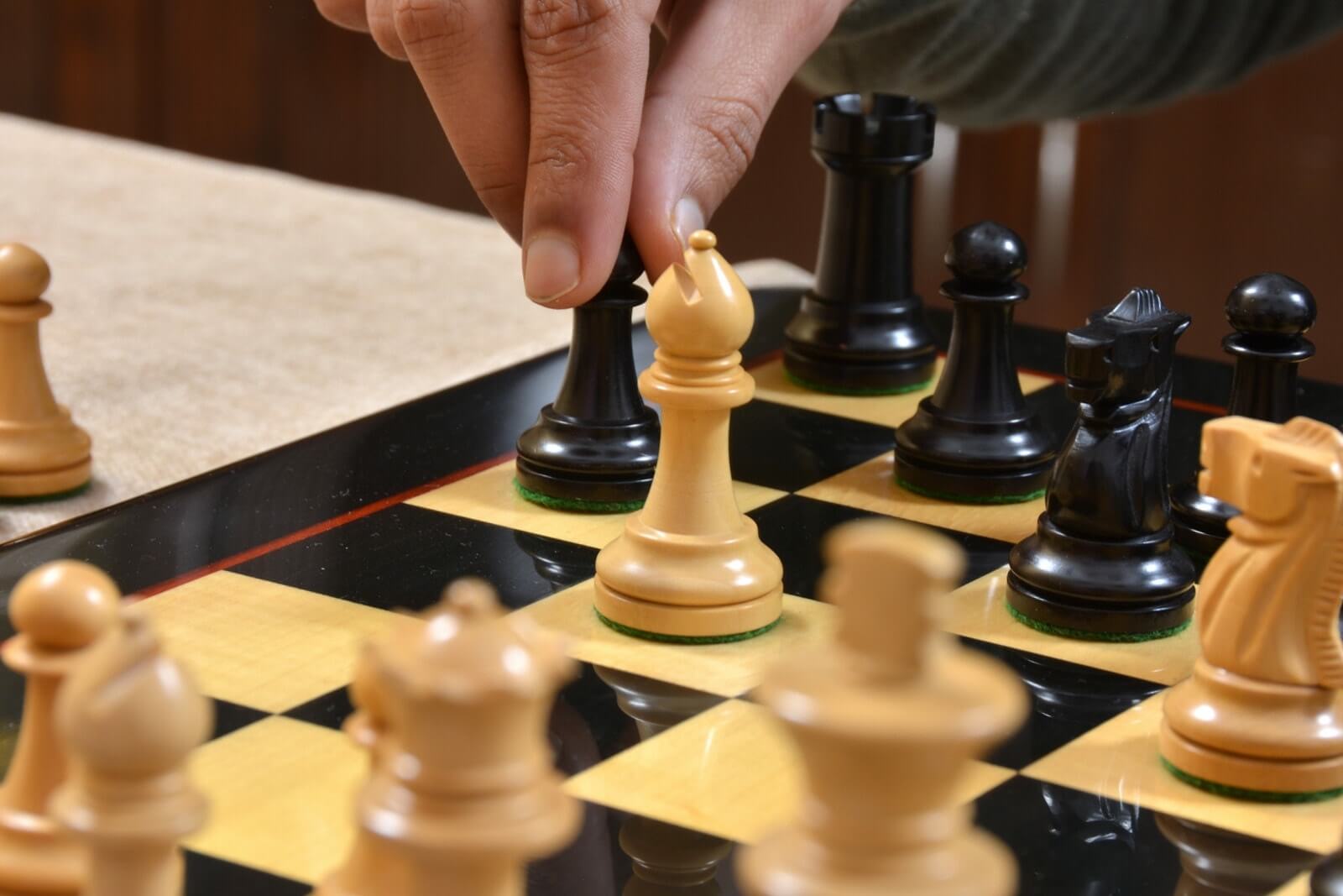 Pieces d'Echecs en Bois Précieux Buis