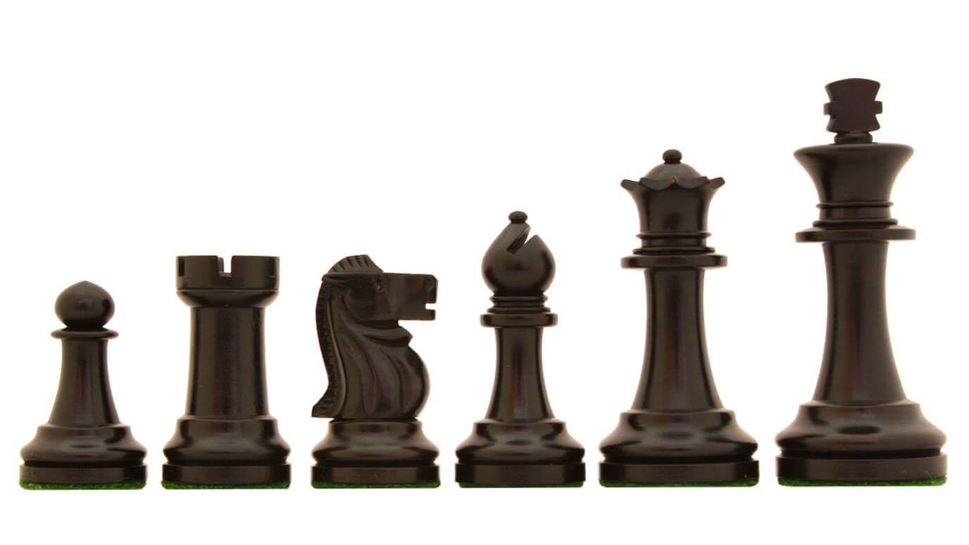 Pieces d'Echecs en Bois Précieux Roi