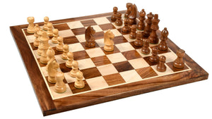 klassische schachfiguren staunton edelholz