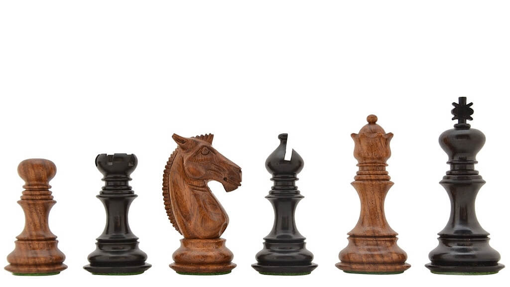 Schachfiguren Schwarz spiele