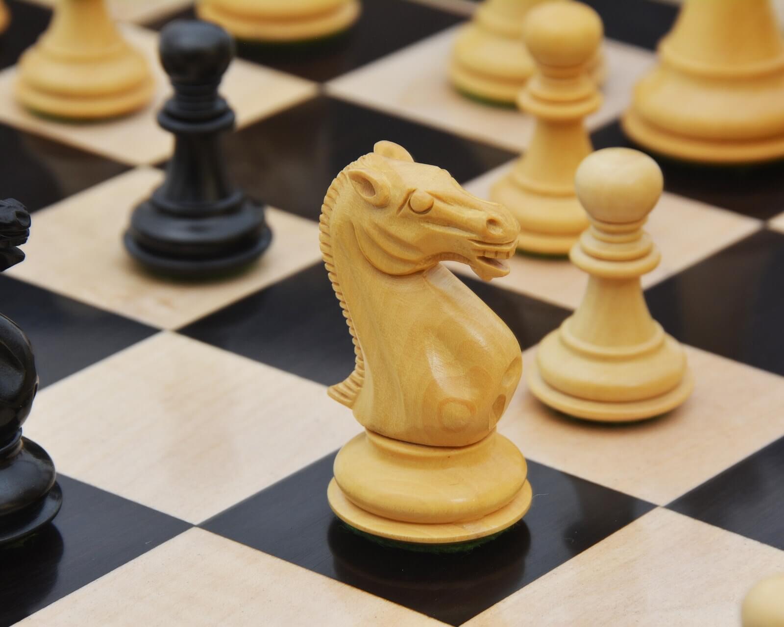 Vintage-Schachfiguren schach