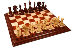Schachbrett de Luxe <br>aus Holz