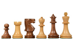 Alte Schachfiguren <br> aus Edelholz